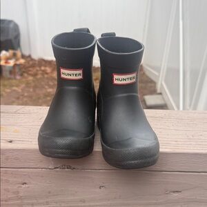 Hunter Kids Classic Black Rain Boots